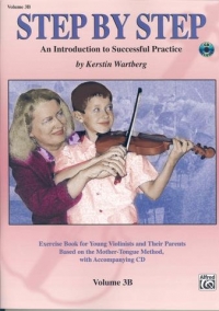 Step By Step Vol 3b Book & Cd Wartberg Violin Sheet Music Songbook
