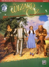 Wizard Of Oz 70th Anniversary Violin & Piano + Cd Sheet Music Songbook