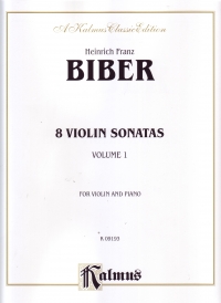 Biber 8 Violin Sonatas Violin & Piano Sheet Music Songbook