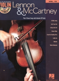 Violin Play Along 19 Lennon & Mccartney Book & Cd Sheet Music Songbook