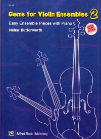 Gems For Violin Ensembles 2 Butterworth Book & Cd Sheet Music Songbook