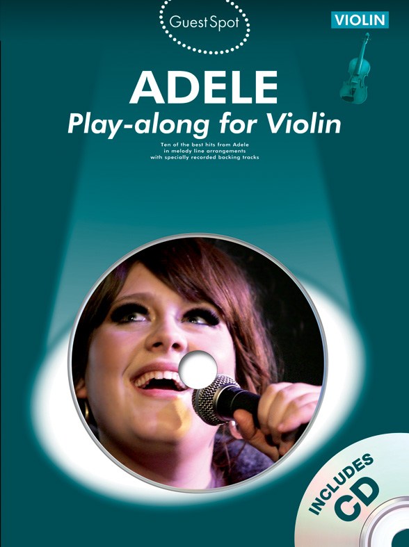 Guest Spot Adele Violin Book & Cd Sheet Music Songbook
