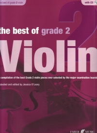 Best Of Grade 2 Violin Oleary Book & Audio Sheet Music Songbook