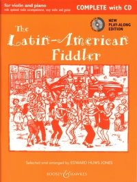 Latin American Fiddler Huws Jones Complete + Cd Sheet Music Songbook