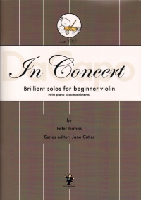 In Concert Brilliant Solos For Beginner Violin +cd Sheet Music Songbook