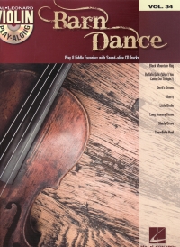 Violin Play Along 34 Barn Dance Book & Cd Sheet Music Songbook