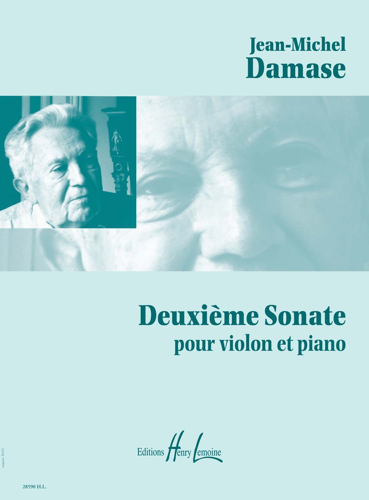 Damase Sonata For Violin & Piano No 2 Sheet Music Songbook