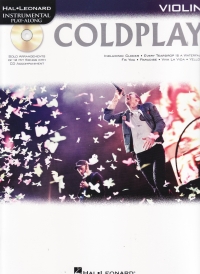 Coldplay Instrumental Play Along Violin + Cd Sheet Music Songbook