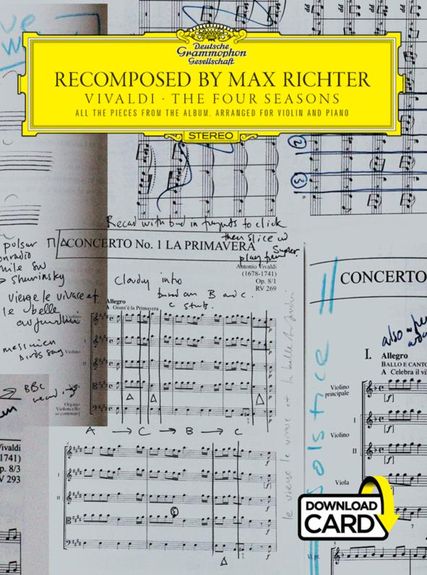 Recomposed By Max Richter Vivaldi 4 Seasons Sheet Music Songbook