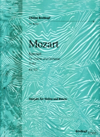 Mozart Violin Concerto In A Kv 219 Violin & Piano Sheet Music Songbook