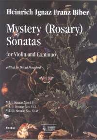 Biber Mystery Rosary Sonatas 1 Violin & Basso Cont Sheet Music Songbook