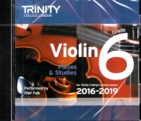 Trinity Violins Cd 2016-2019 Grade 6 Sheet Music Songbook