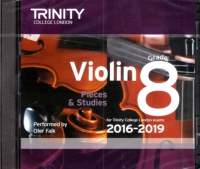 Trinity Violins Cd 2016-2019 Grade 8 Sheet Music Songbook