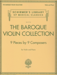 Baroque Violin Collection Sheet Music Songbook
