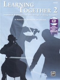 Learning Together 2 Violin + Cd Sheet Music Songbook