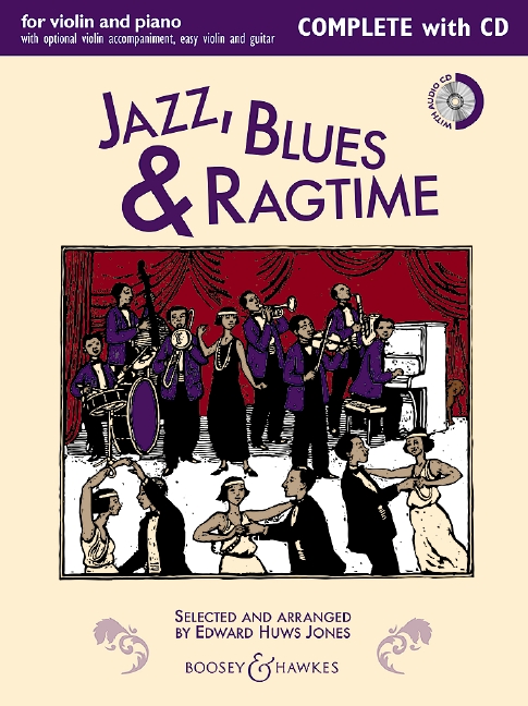 Jazz Blues & Ragtime Jones Complete + Cd Sheet Music Songbook
