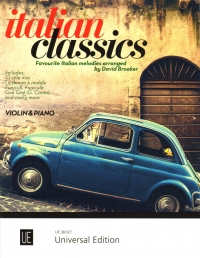 Italian Classics Violin & Piano Brooker Sheet Music Songbook