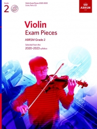 Violin Exams 2020-2023 Grade 2 Book & Cd Abrsm Sheet Music Songbook