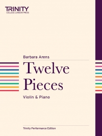 Arens Twelve Pieces Violin & Piano Sheet Music Songbook