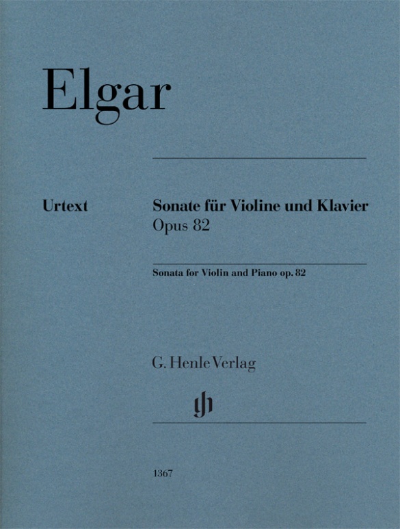 Elgar Violin Sonata Op82 Violin & Piano Sheet Music Songbook