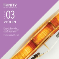 Trinity Violin Exam 2020-2023 Grade 3 Cd Sheet Music Songbook