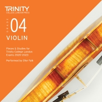 Trinity Violin Exam 2020-2023 Grade 4 Cd Sheet Music Songbook
