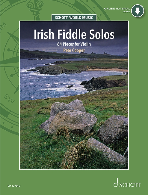 Irish Fiddle Solos Cooper Book & Audio Sheet Music Songbook