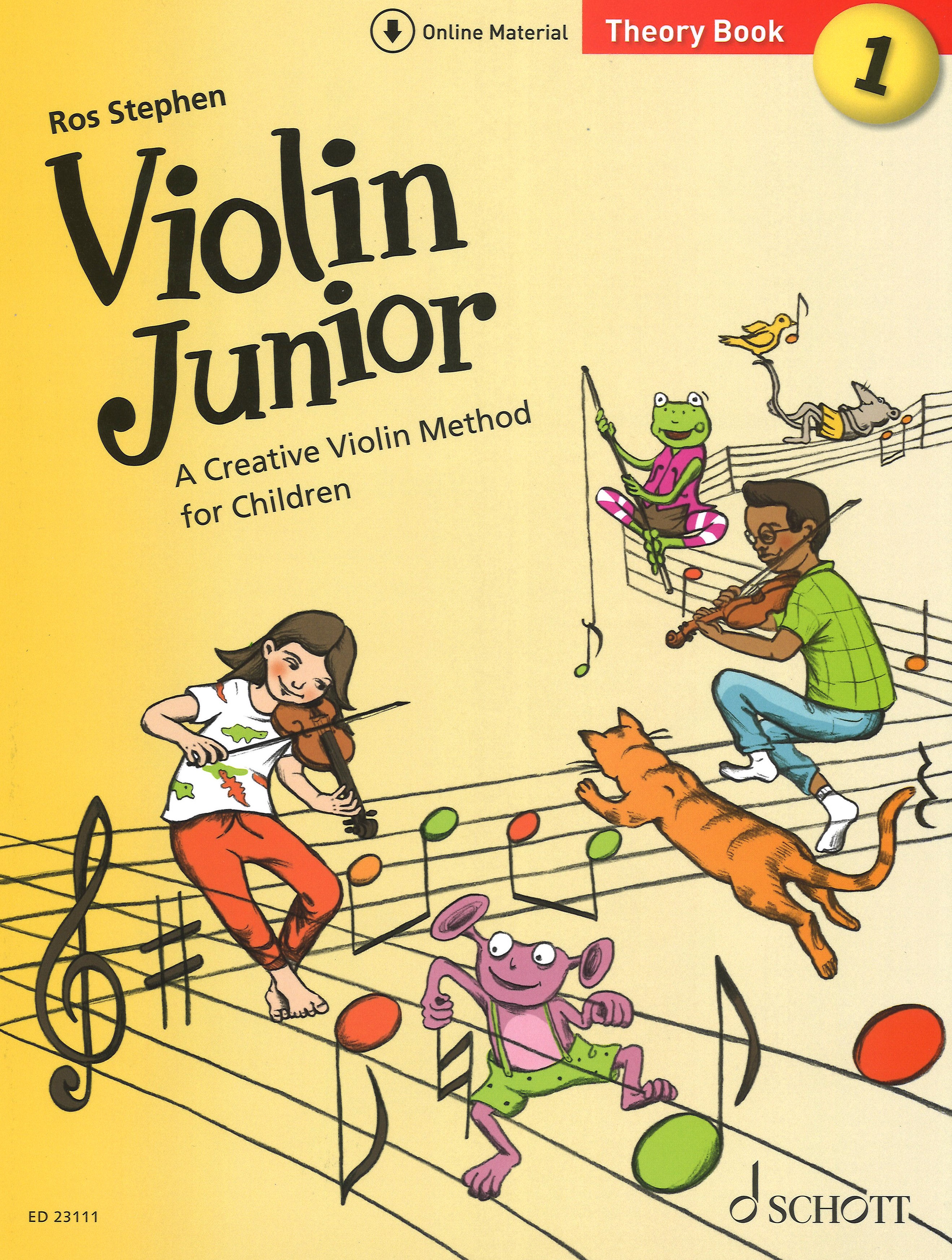 Violin Junior Theory Book 1 + Online Sheet Music Songbook