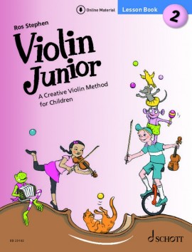 Violin Junior Lesson Book 2 + Online Sheet Music Songbook