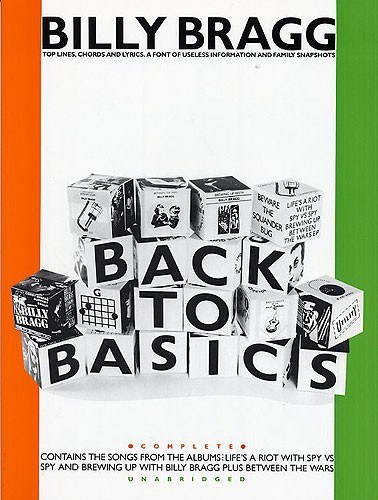 Billy Bragg Back To Basics Piano Vocal Guitar Sheet Music Songbook