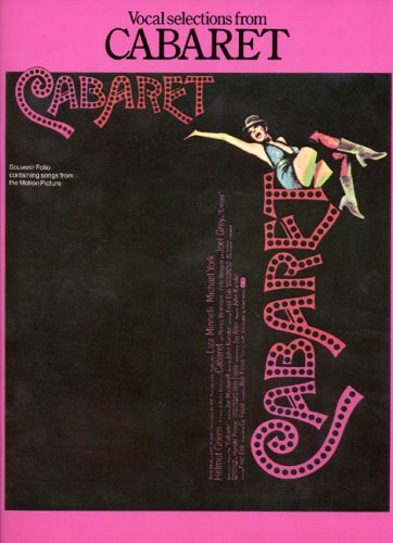 Cabaret Vocal Selection Pvg Sheet Music Songbook