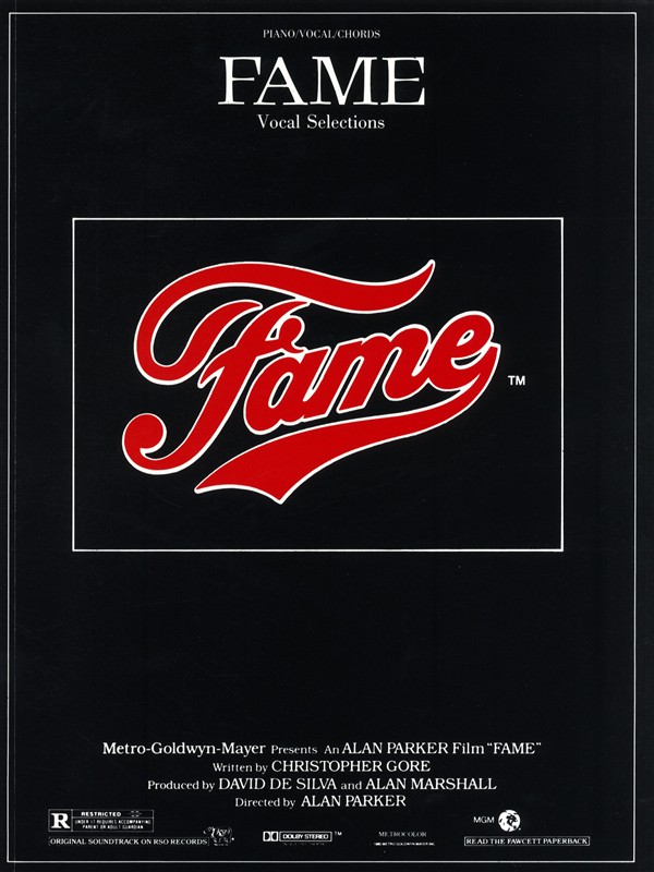 Fame Film Soundtrack Pvg Sheet Music Songbook