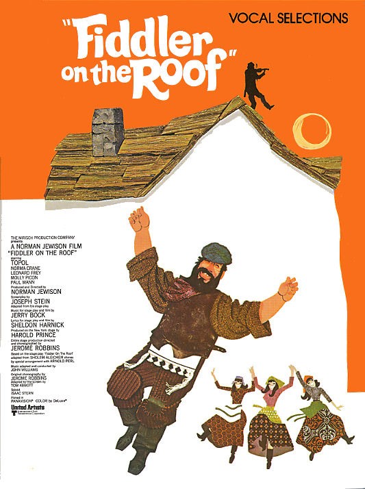 Fiddler On The Roof Vocal Selection Pvg Sheet Music Songbook
