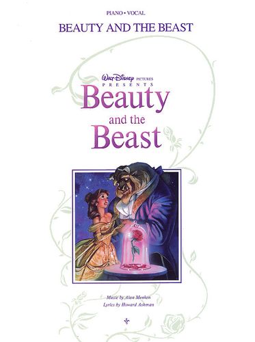 Beauty & The Beast Disney Vocal Selection (white) Sheet Music Songbook