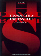 David Bowie 1 Hot Songs (6 Songs) P/v/g Sheet Music Songbook