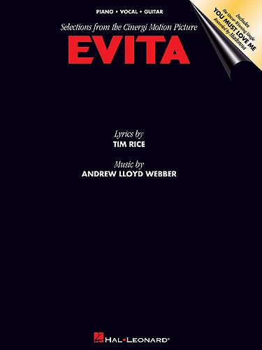 Evita Motion Picture Selection (madonna) Pvg Sheet Music Songbook
