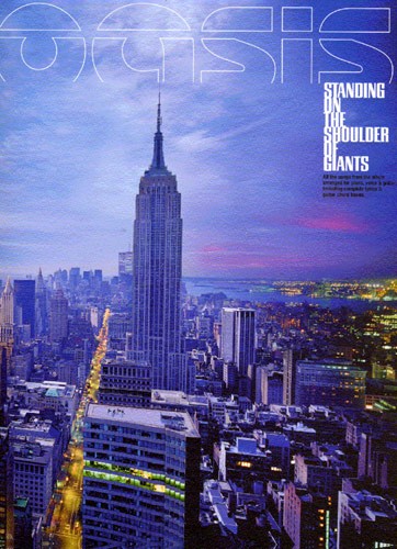 Oasis Standing On The Shoulder Of Giants Pvg Sheet Music Songbook