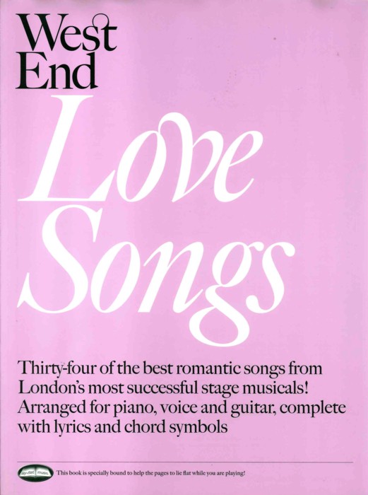 West End Love Songs Pvg Sheet Music Songbook