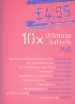 10 Ultimate Ballads Piano Vocal Guitar Sheet Music Songbook