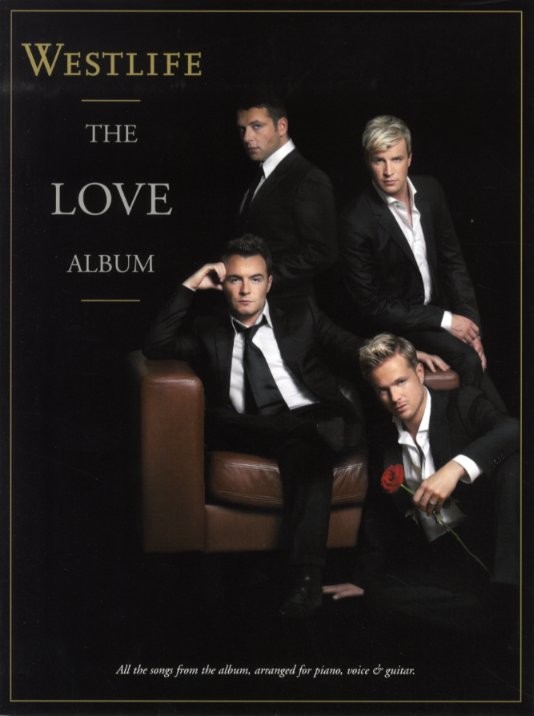 Westlife Love Album Sheet Music Songbook