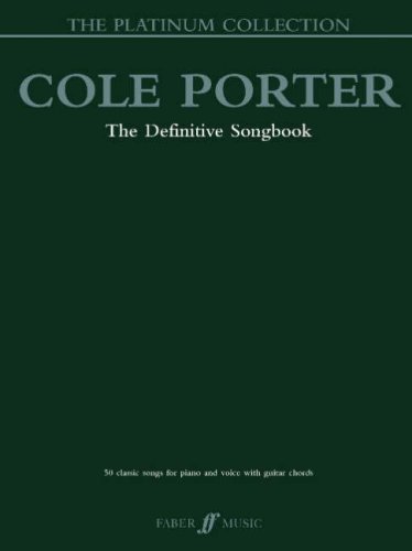 Cole Porter Platinum Collection Definitive Songbk Sheet Music Songbook
