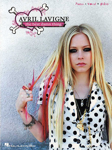 Avril Lavigne Best Damn Thing Piano Vocal Guitar Sheet Music Songbook