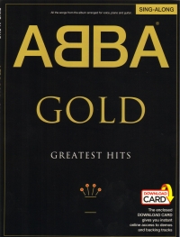 Abba Gold Greatest Hits Singalong Pvg + Online  Sheet Music Songbook