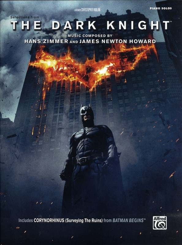 Dark Knight (batman) Selections Motion Picture Pv Sheet Music Songbook