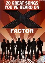 20 Great Songs Youve Heard On X Factor Bk &cd Pvg Sheet Music Songbook