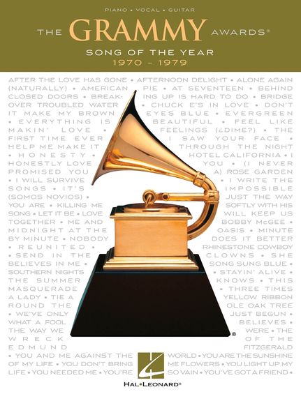 Grammy Awards Song Of The Year 1970-1979 Pvg Sheet Music Songbook
