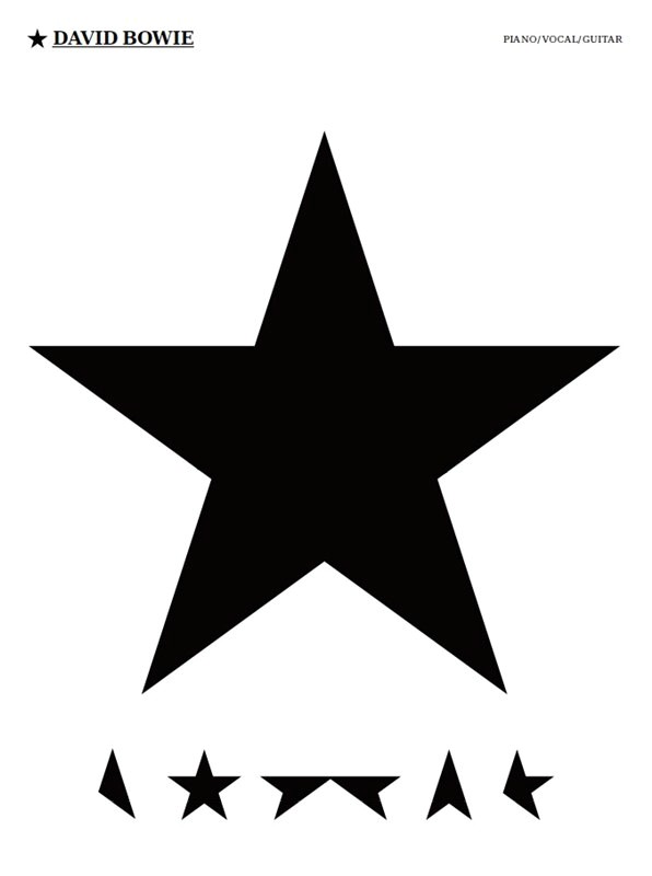 David Bowie Blackstar Pvg Sheet Music Songbook
