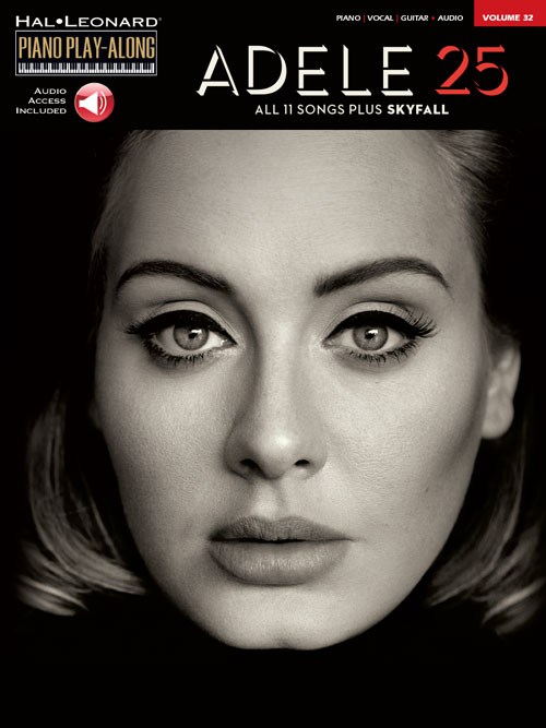 Piano Play Along 32 Adele + Online Sheet Music Songbook