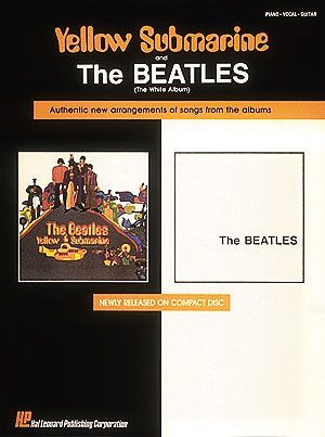 Beatles Yellow Submarine/white Album Sheet Music Songbook