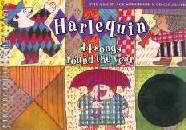 Harlequin 44 Songs Round The Year Book & Cd Sheet Music Songbook